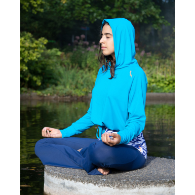 Tanz-Hoodie CARLA AquaBlue S