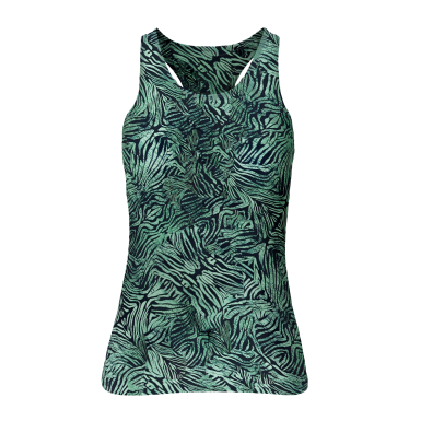 Tanktop MAUDE Zebra Grün/Tinte