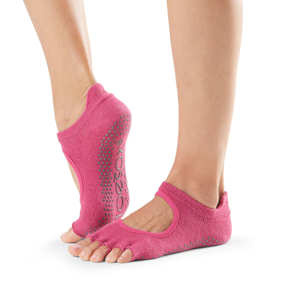 ToeSox Half-Toe BELLARINA Raspberry M